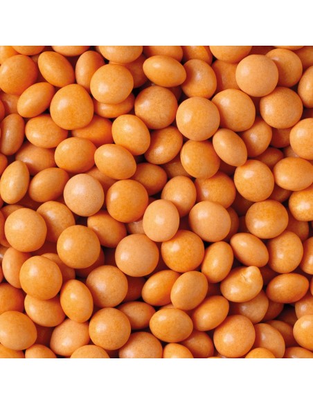 Mini Perlas de Chocolate con Leche - Naranjas - 80gr Decora