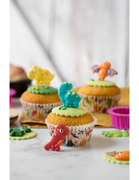 Dinosaurios de Azúcar 6ud Decora