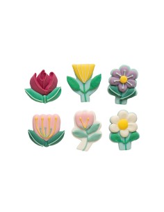 Flores De Primavera de Azúcar 6ud Decora 2