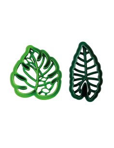 Kit Cortador Galletas Hojas Tropicales 2ud Decora 2