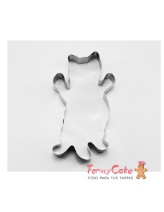 Cortante Gatito Panza Arriba 12cm Cutter