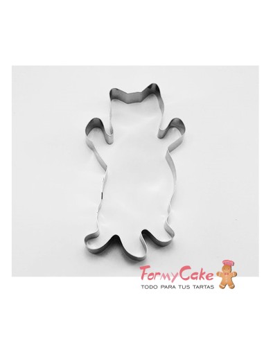 Cortante Gatito Panza Arriba 12cm Cutter