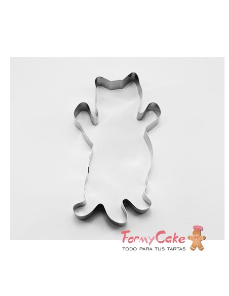 Cortante Gatito Panza Arriba 12cm Cutter