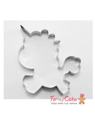 Cortante Unicornio Arcoiris 12cm Cutter