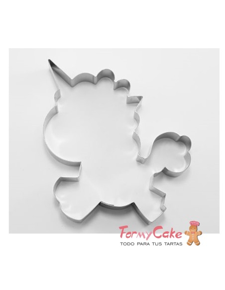 Cortante Unicornio Arcoiris 12cm Cutter