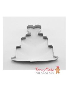 Cortante Tarta Corazón 10,5cm Cutter