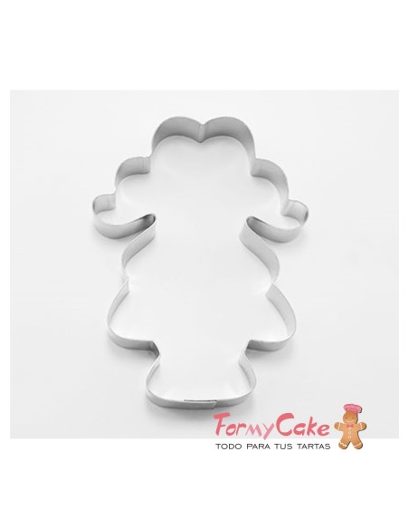 Cortante Niña Con Coletas 10cm Cutter