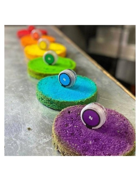 Colorante En Polvo Concentrado Verde 3gr Azupowder