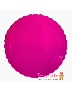 Base Ondulada Extrafuerte fucsia 25cm