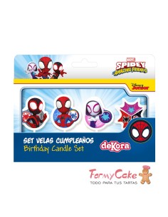 Velas Spidey 4ud Dekora