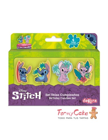 Velas Stitch 4ud Dekora