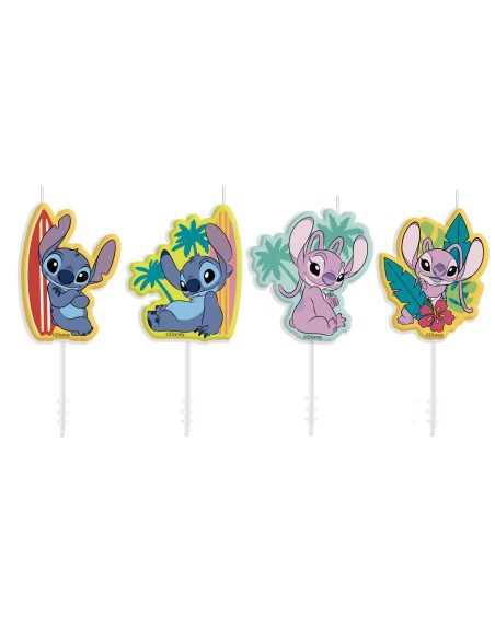 Velas Stitch 4ud Dekora