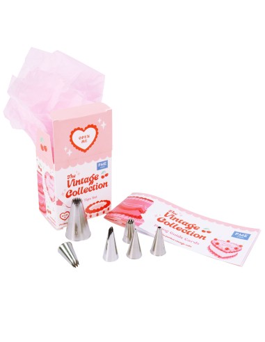 Boquillas Para Decoración "Vintage Cake" 6uds PME