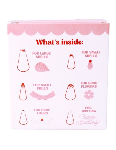 Boquillas Para Decoración "Vintage Cake" 6uds PME