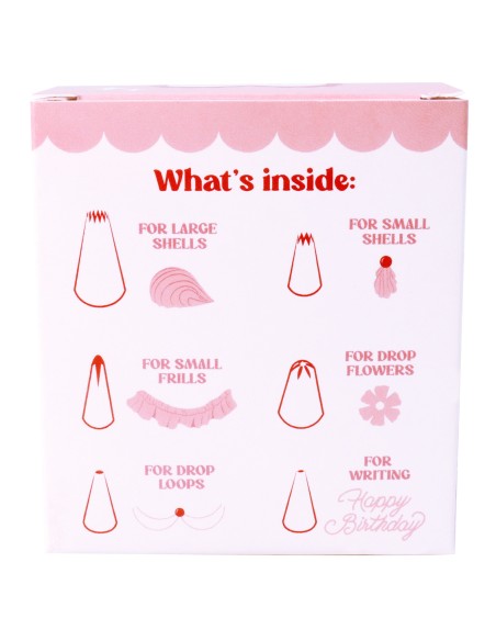 Boquillas Para Decoración "Vintage Cake" 6uds PME