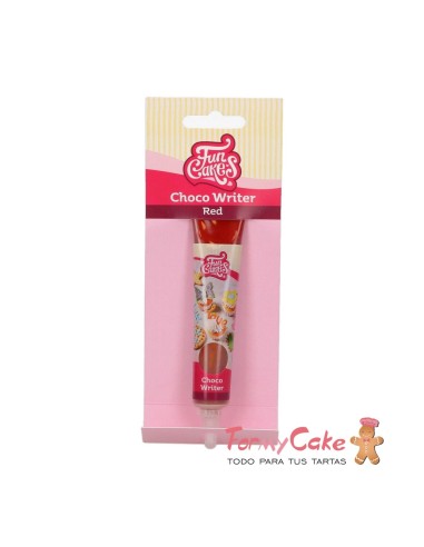 Choco Writer Rojo 25gr. Funcakes