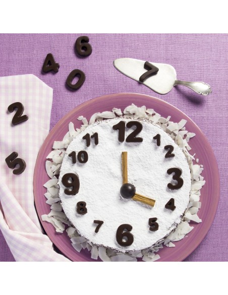 Molde Silicona Numeros Chocolate Silikomart