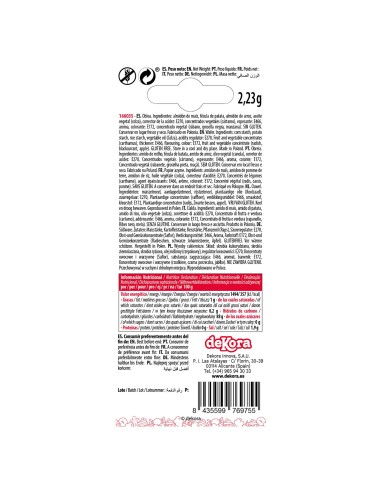 Flores Blanca Y Hojas Doradas De Oblea Dekora