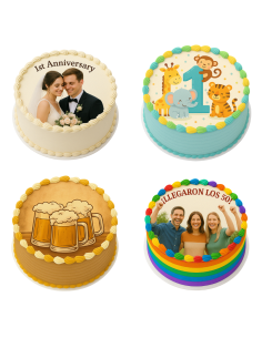 Impresión Comestible Personalizada en Papel de Azúcar A4 2