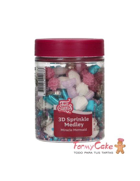 Sprinkle Medley 3D - Miracle Mermaid- 70g Funcakes