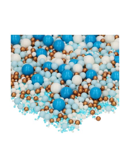 Soft Pearls Mix Blue Celebración 80g Funcakes
