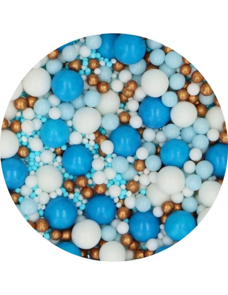 Soft Pearls Mix Blue Celebración 80g Funcakes