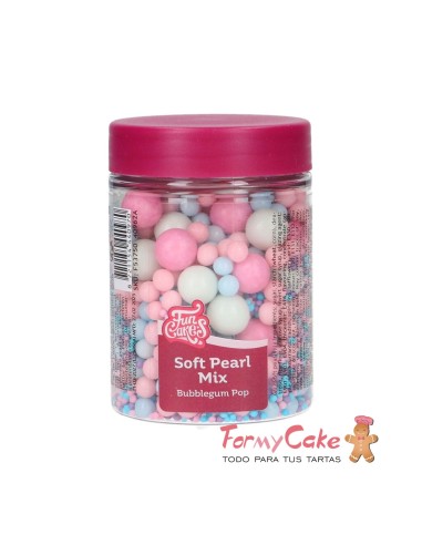 Soft Pearls Mix Bubblegum Pop 80g Funcakes