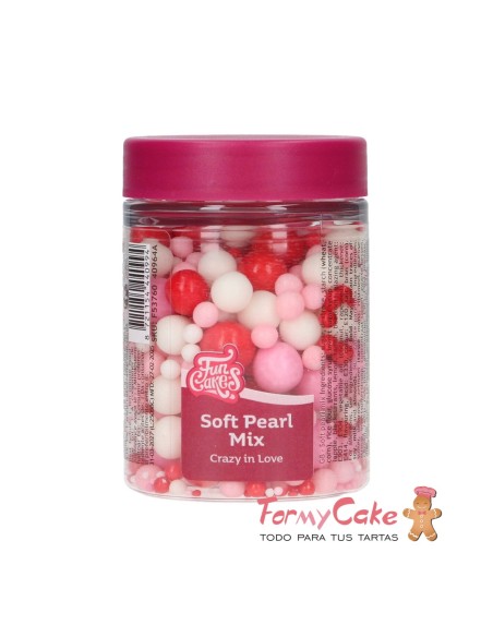 Soft Pearls Mix Crazy Love 80g Funcakes