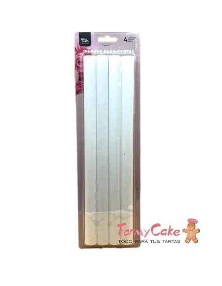 Pilares para Tartas 4ud 30X1.8cm Azucren