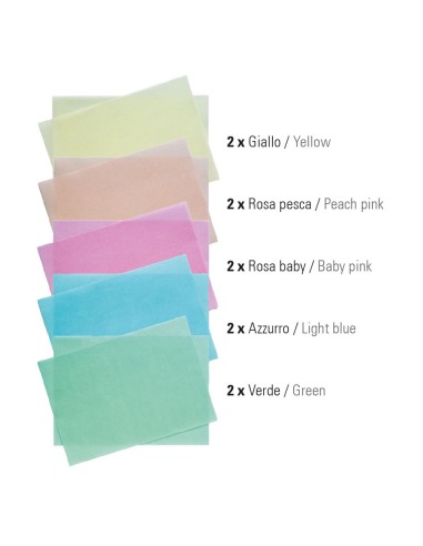 Obleas Finas de Colores 10uds Decora | Papel...