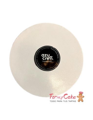 Base Redonda Gruesa para Tartas Blanca 35cm...
