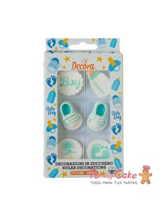 Decoración de Azúcar It's A Boy 6ud Decora | Babyshower Niño