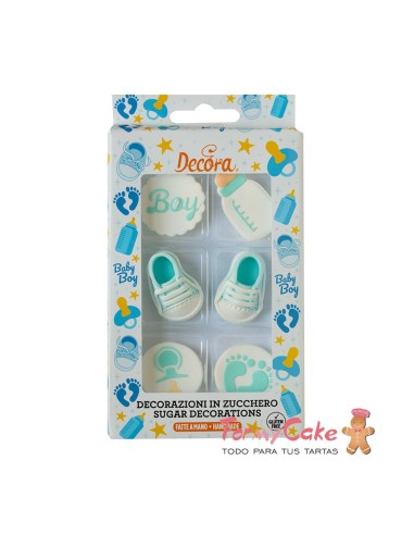 Decoración de Azúcar It's A Boy 6ud Decora |...