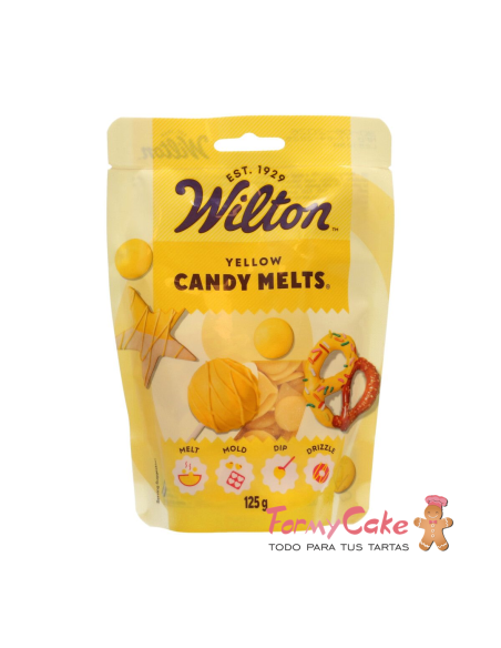 Candy Melts Amarillo 125gr Wilton
