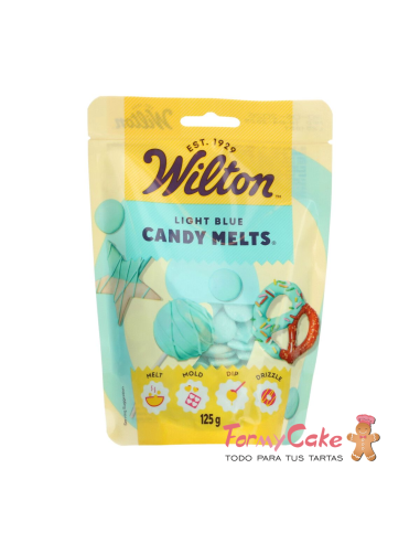 Candy Melts Azul Claro 125gr Wilton
