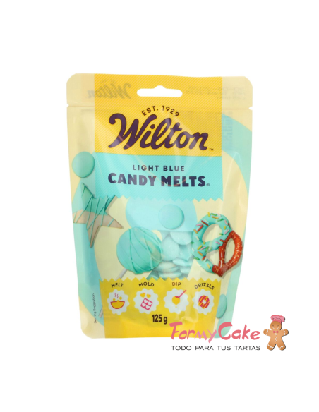 Candy Melts Azul Claro 125gr Wilton