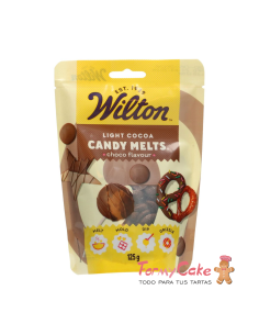 Candy Melts Cacao Claro 125gr Wilton