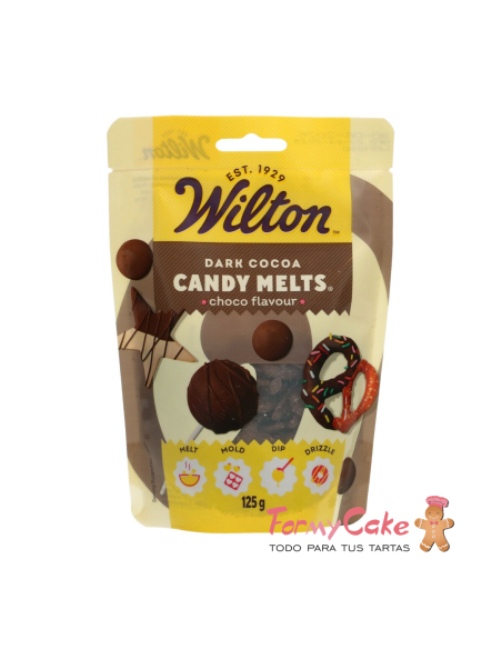Candy Melts Cacao Oscuro 125gr Wilton