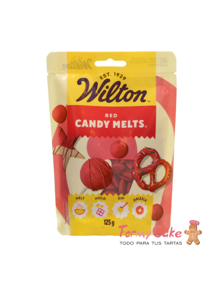 Candy Melts Rojo 125gr Wilton