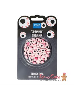 Sprinkles Decorativos De Halloween- Ojos Sangrientos 25G PME