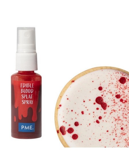 Spray De Sangre Comestible Para Decorar Tartas Halloween 30G PME