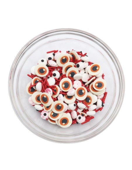Mezcla de Sprinkles 5-En-1 Para Halloween- Ojos Sangrientos 25G PME