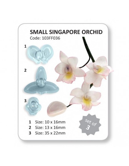 Cortantes Orquideas 3ud  JEM