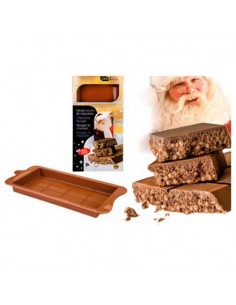 Molde Silicona Turrón Chocolate Ibili