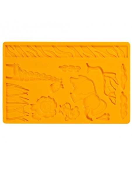 Molde Fondant Diseño Selva Wilton