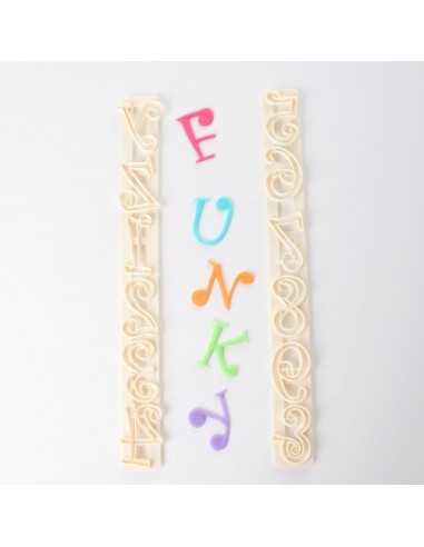 Cortantes de Alfabeto y Números Funky FMM