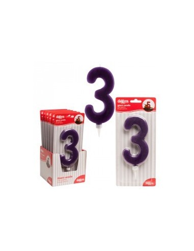 vela gigante para tartas