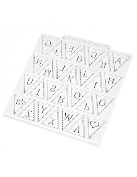 Molde Silicona Banderitas Katy Sue