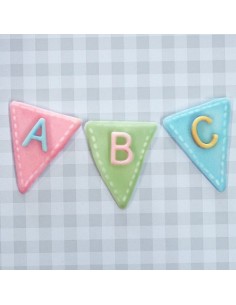 Molde Silicona Banderitas Katy Sue 2