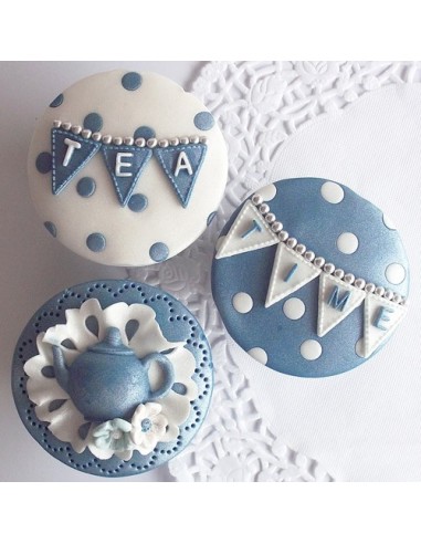 Molde Silicona Banderitas Katy Sue